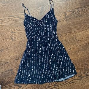 Navy blue pretty summer dress
